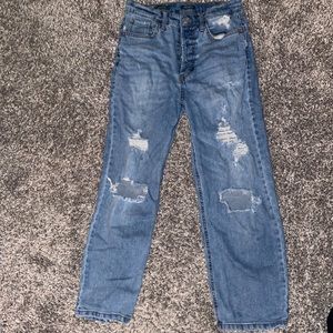 woman’s ripped wild fable jeans
